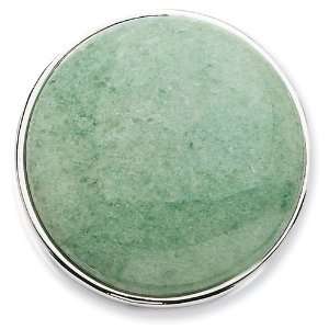  Silver tone Green Epoxy Purse Holder: Jewelry