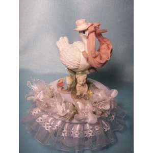   Baby Girl Baby Shower Cake Top Centerpiece Decoration: Everything Else