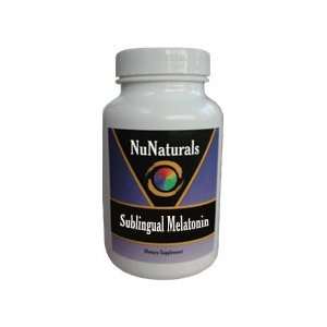  NuNaturals Sublingual Melatonin, 180 Tablets Health 