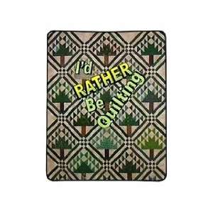   Gift Shop Picture Frame Magnet Id Rather Be Quilting