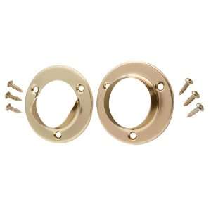  Crown Bolt 62524 1 3/8 Inch Metal Pole Socket, Satin Brass 