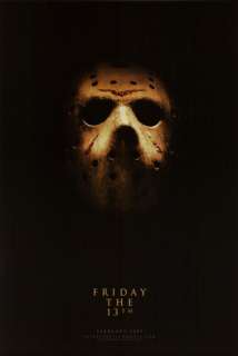 FRIDAY THE 13TH MOVIE POSTER 2 Sided ORIGINAL ADV 27x40  