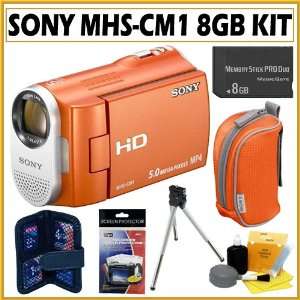  Sony MHS CM1/D Webbie HD Camera and Camcorder in Orange 