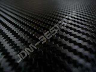 24 x 60 3D Black Carbon Fiber Vinyl Sheet Decal Wrap  