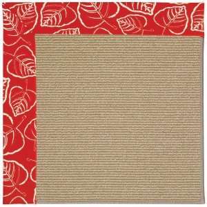   Capel Zoe Sisal 525 Heritage Red 10 Square Area Rug