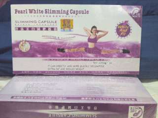 10 Pearl White Slimming PILLS Pink LOSE WEIGHT CAPSULE  