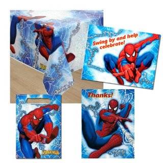 Spiderman Party Table Covers and Centerpieces