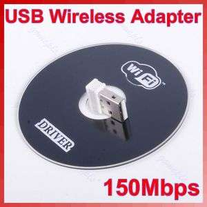   150Mbps 150M USB Network Card WiFi Wireless LAN 802.11 n/g/b Adapter