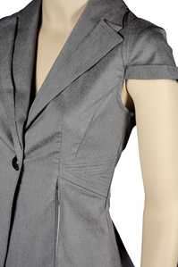 XOXO Gray Blazer Jacket Top NWT  