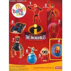  McDonalds Happy Meal Disney/Pixar The Incredibles Dash Toy 