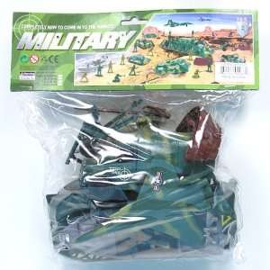 Military True Hero Plastic Army Men Playset with Cargo 