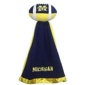  Michigan Wolverines Plush NCAA Football with Attached 