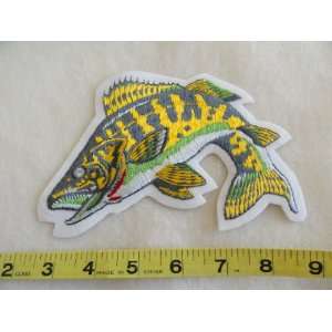  Walleye Fish Patch   Large 