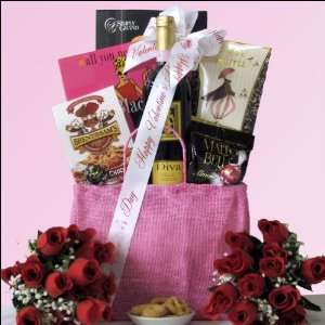 Valentine Diva Chianti Valentines Day Wine Gift Basket